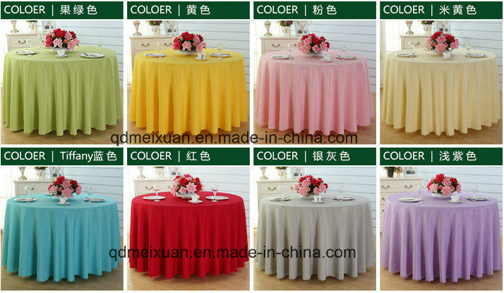 Cheap Price with Good Quality Tablecloth for Wedding Table Dining Table (M-X1190)