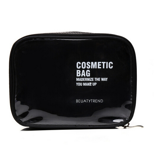 Fashion Clear PVC Cosmetic Bags, Waterproof Travel Makeup Case