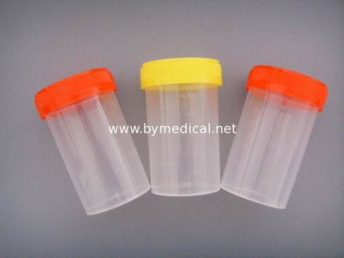 Disposable Plastic Urine Cup Container with Screw Cap