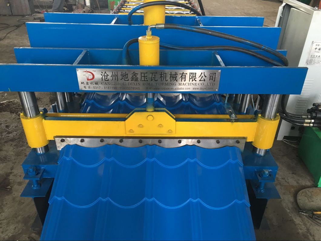 Galvanized Glazed Roof Tile Roll Forming Machine