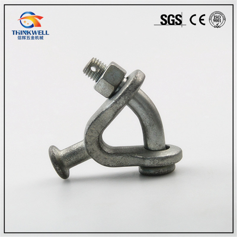 Galvanized Forged Steel Pole Line Fitting Socket Ball Clevis