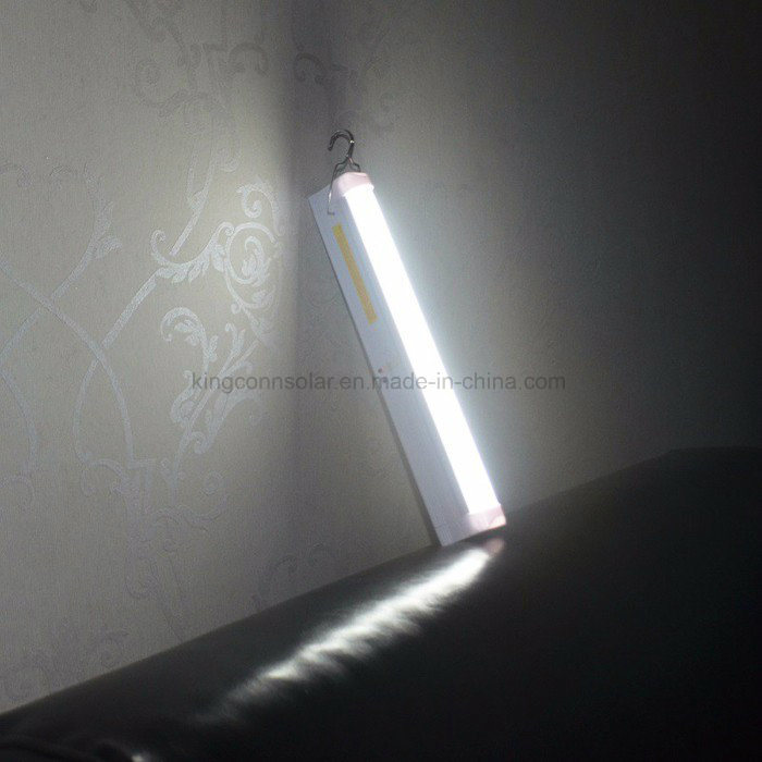 LED Tube Fluorescent Lamp Solar Power Home Indoor Outdoor Light