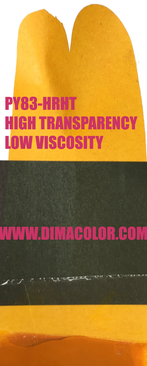 Organic Pigment Yellow 83 (permanent yellow HR-HT) for Gravure Ink, High Transparency