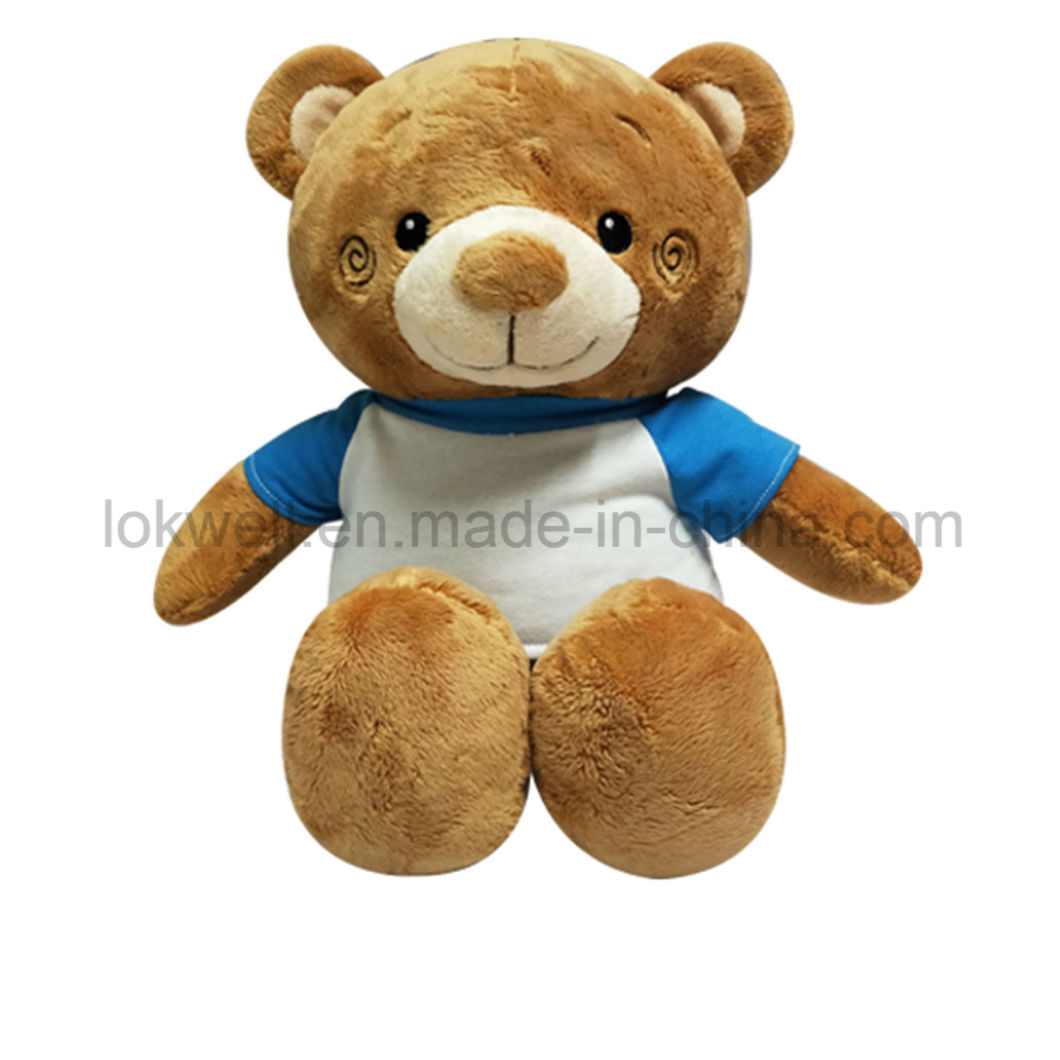 Custom Logo Soft Plush Stuffed Teddy Bear Toy Promotional Gift