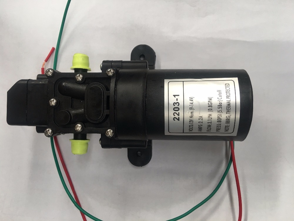 New DC 12V 36W 0.8MPa 4L/Min Micro Diaphragm Pump Intelligent Mini Electric Self-Priming Water Pump 12 V Max Suction 2m Quality