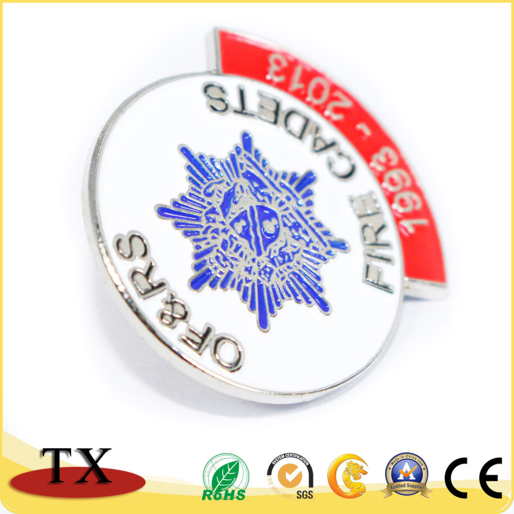 Customized Logo Metal Lapel Pin Police Badge for Promotion