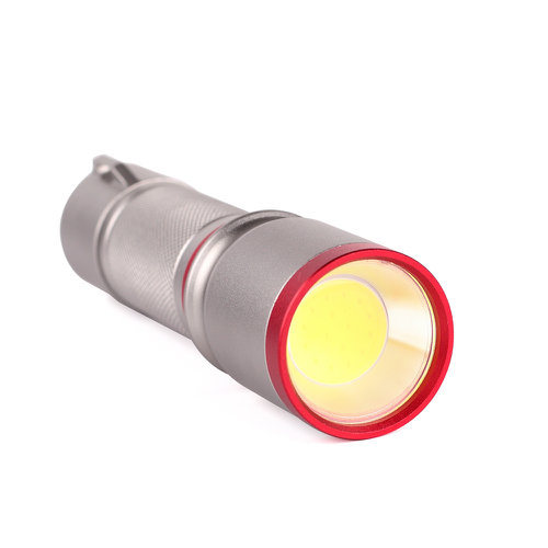 5W Aluminum COB LED Flashlight (11-JB1801 3AA)