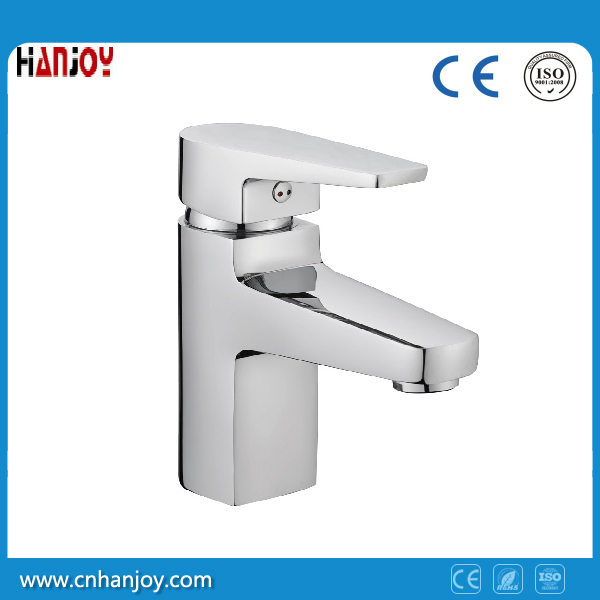 Sanitary Ware Deck Mounted Single Handle Brass Basin Faucet (H02-101)