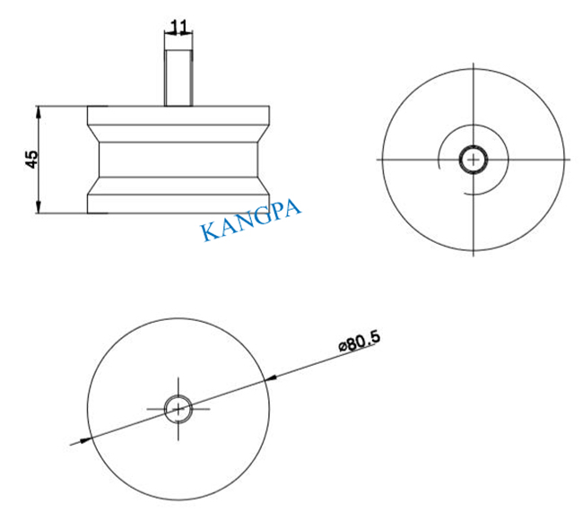 Heavy Duty Auto Spare Parts Engine Pump Rubber Buffer Damper