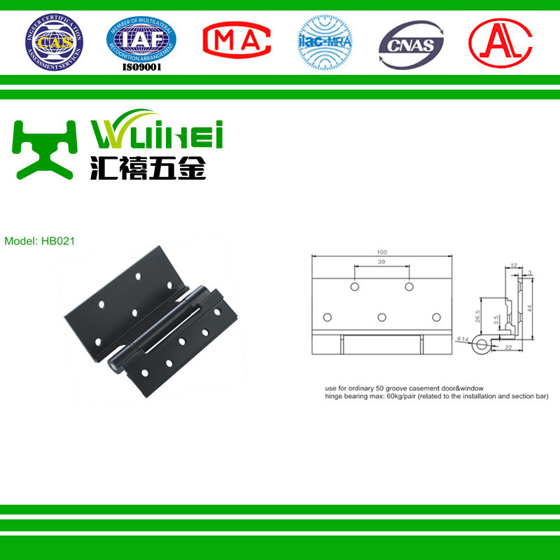 Aluminum Alloy Power Coating Pivot Hinge for Door with ISO9001 (HB021)