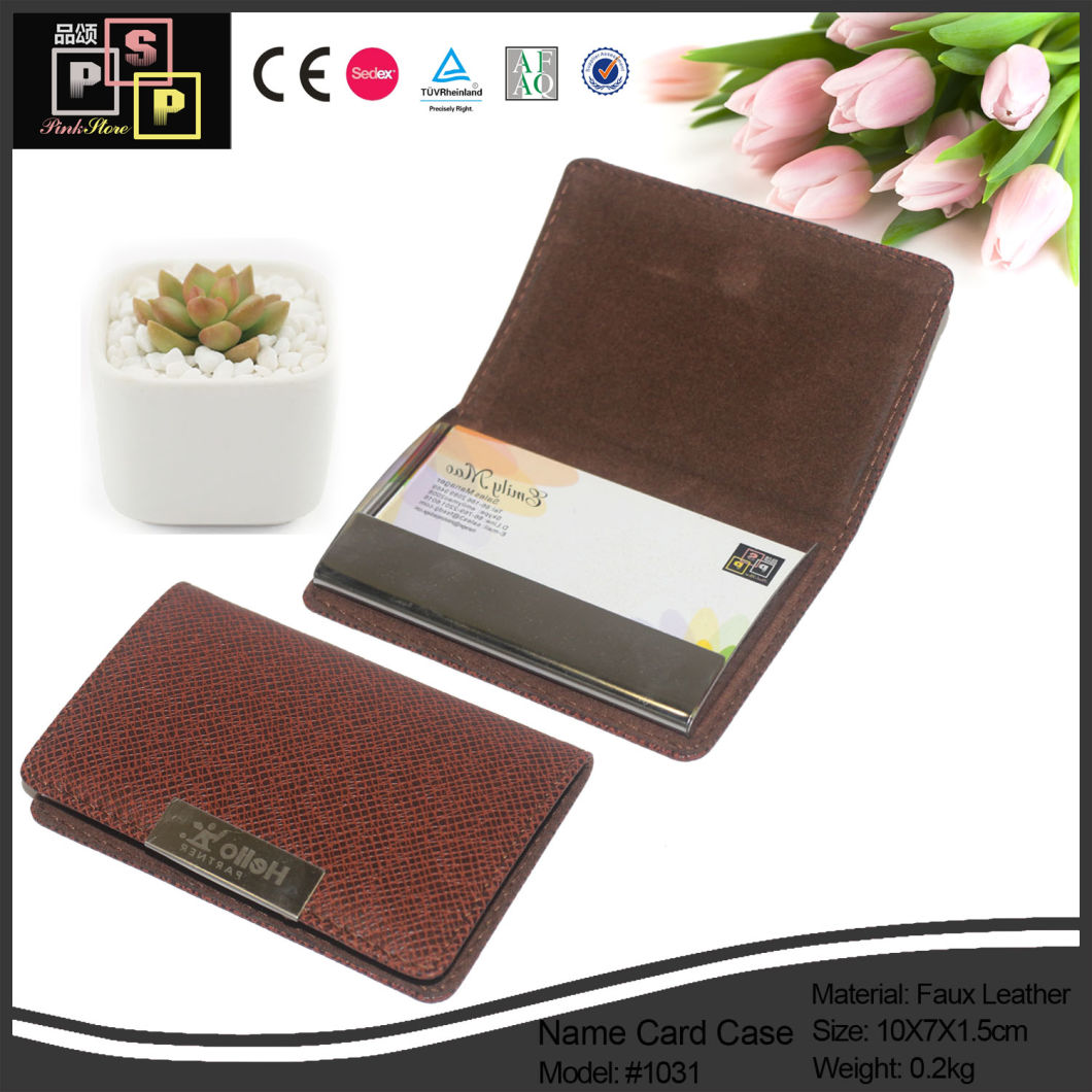 PU Leather Name Card Case (1031)