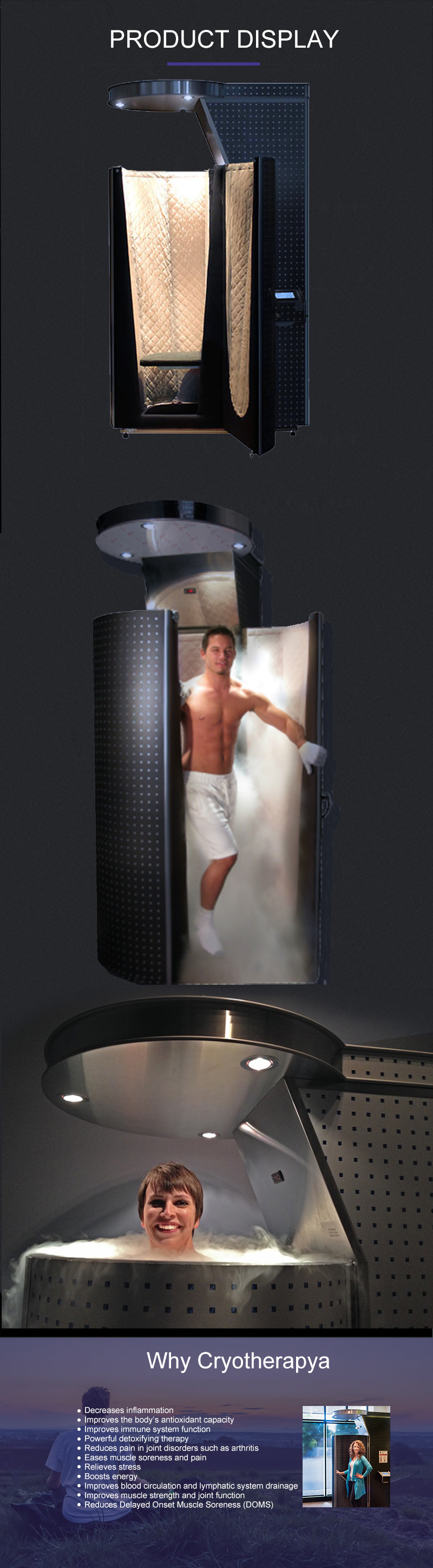 Spas, and Athletic Training Facilities High Quality Arthritis Cryogenic Equipment