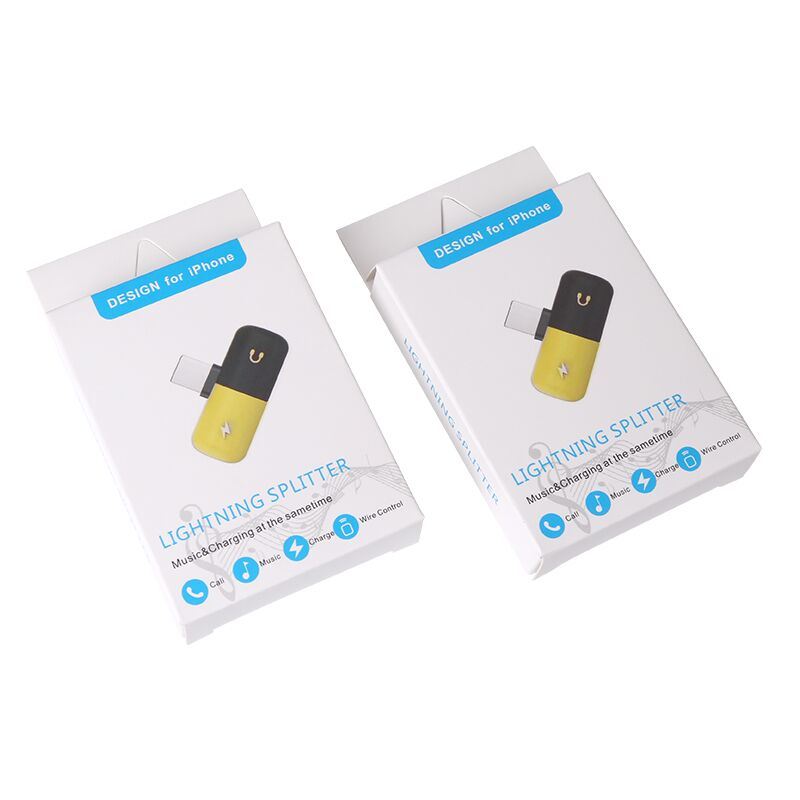 News Capsules Connector for iPhone Mini Pill Shape Charging Audio Adapter Earphone Convertor Charger Splitter Headphone Adapter