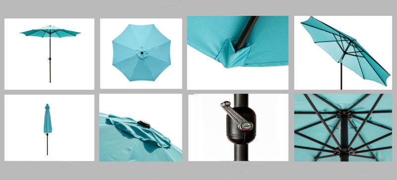 Wholesale Steel Square Big Outdoor Garden Umbrella