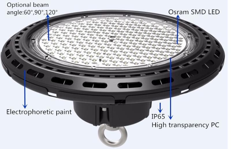 Warehouse Industrial Lighting 150W UFO LED High Bay Light