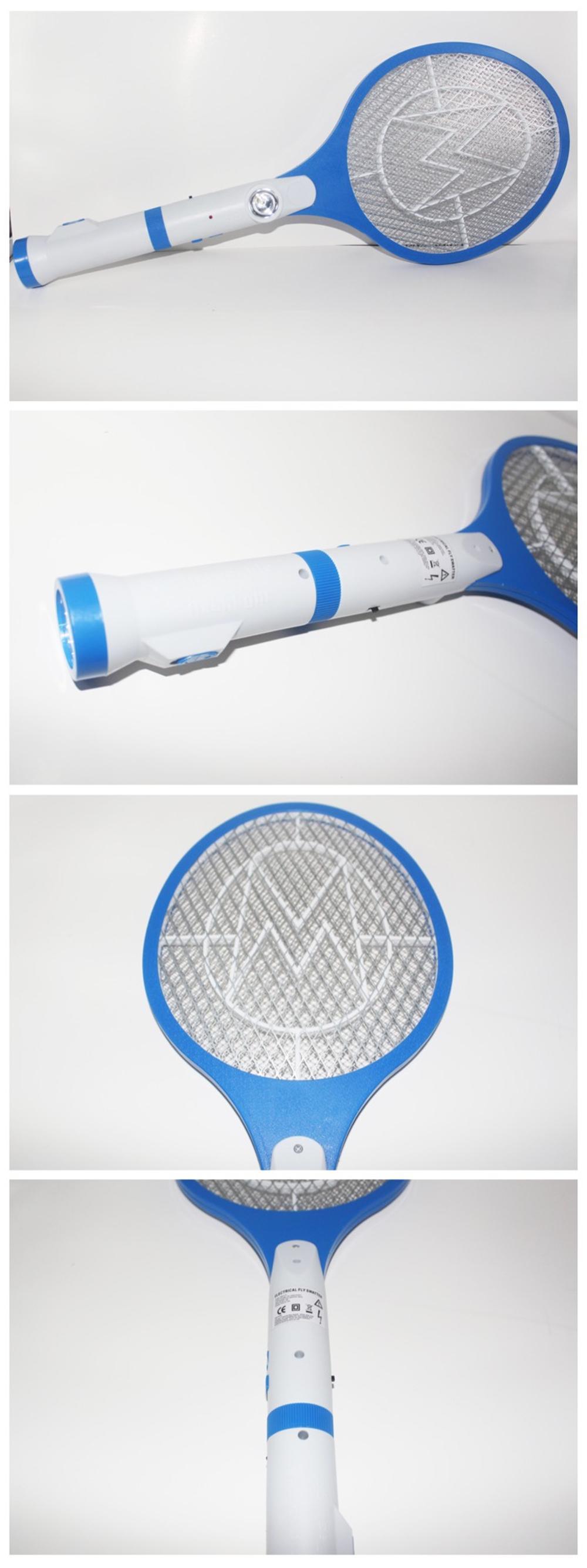 Hot Sale Rechargeable Electric Shock Mosquito Fly Killer Zapper Racket