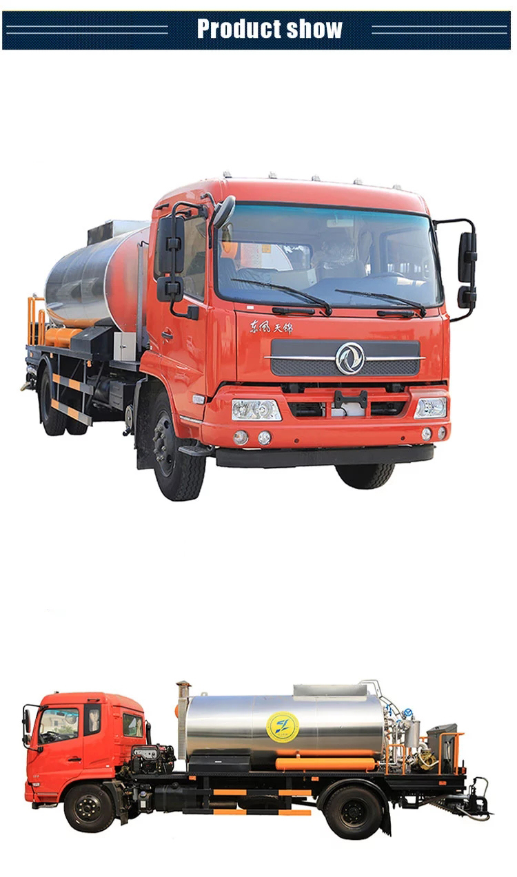 Dongfeng Heated Bitumen Spraying Asphalt Distributor Truck