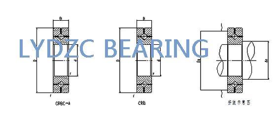 Crb15013 Thin - Walled Cross - Roller Wheel Bearing