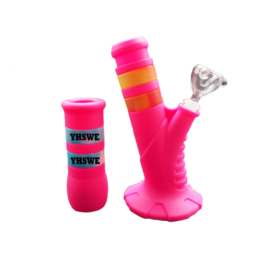 China Wholesale Competitive Price Unbreakable Silicone Cigarette Shisha Water Pipe