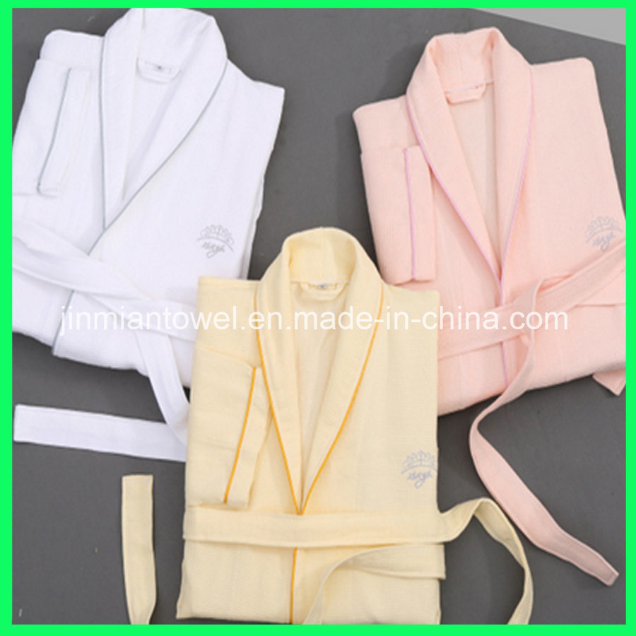 Factory Wholesale Luxury 100%Cotton Terry Cloth Hotel Bathrobe