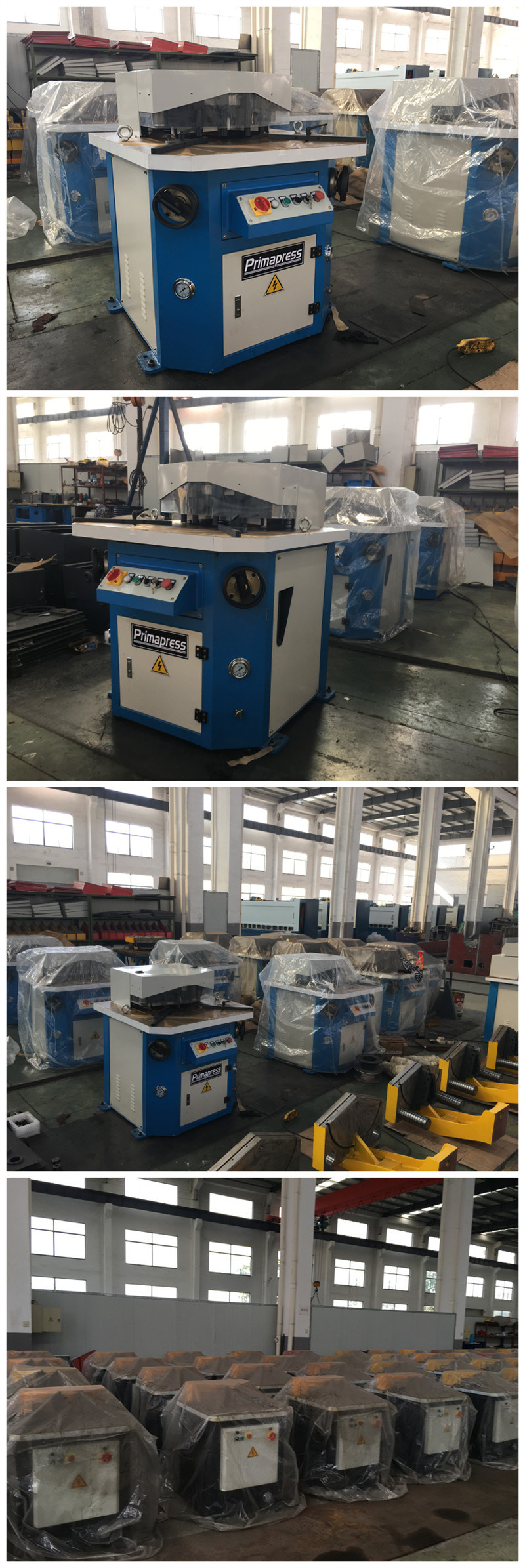 China Fixed Angle Notching Machine 4X250mm for 90 Degree Cutting