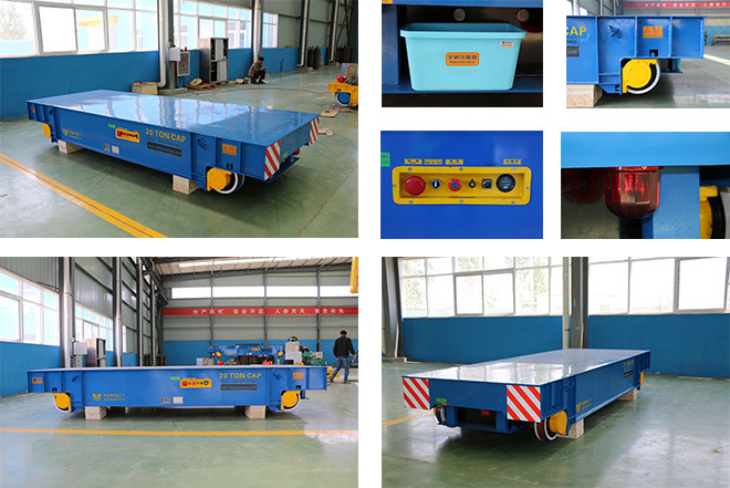 Electric Transfer Cart Motorized Handling Carrier on Railways