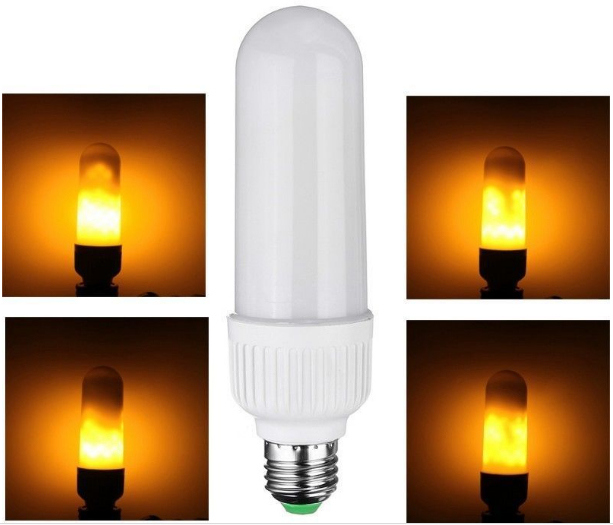 2018 New Product Fire Effect Bulb 4W/8W LED Flame Bulb Light