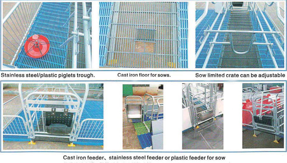 Type Customed High Hardness Farrowing Crate for Sale