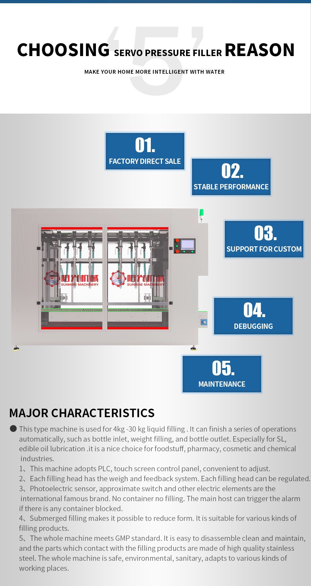 Automatic PLC Controlled 4-30kg Weighing Type Large Barrel Technical/Industrial/Engine/Lube Oil Liquid Filling Machine