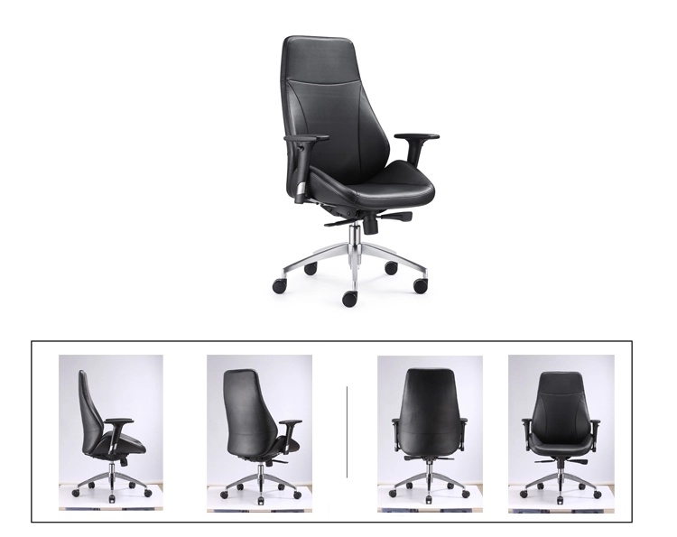 Italian Design Adjustable PU Leather Executive Office Chair Swivel