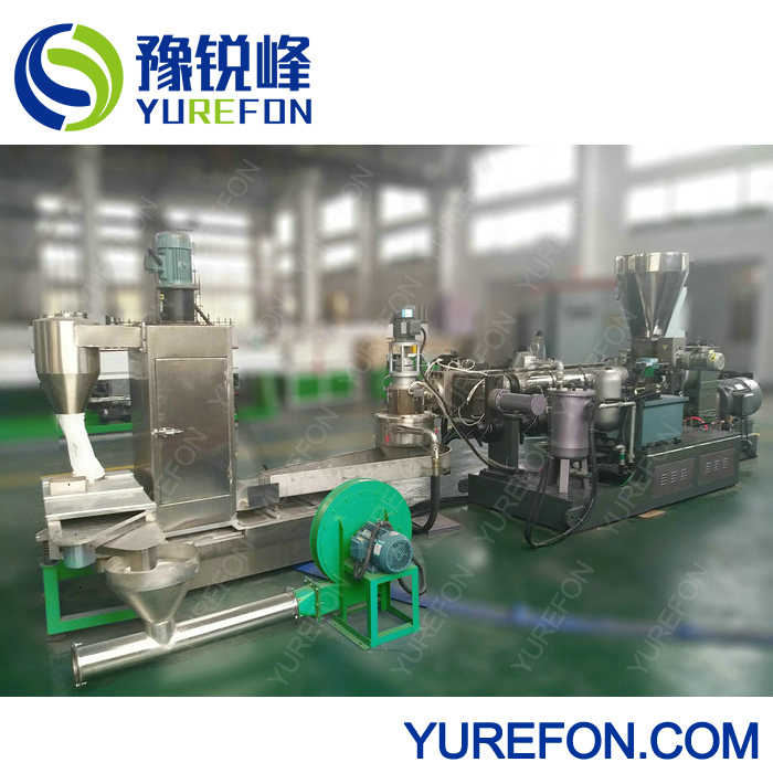 PE PP Waste Plastic Pelletizing Line / Plastic Bottle Granulating Machine