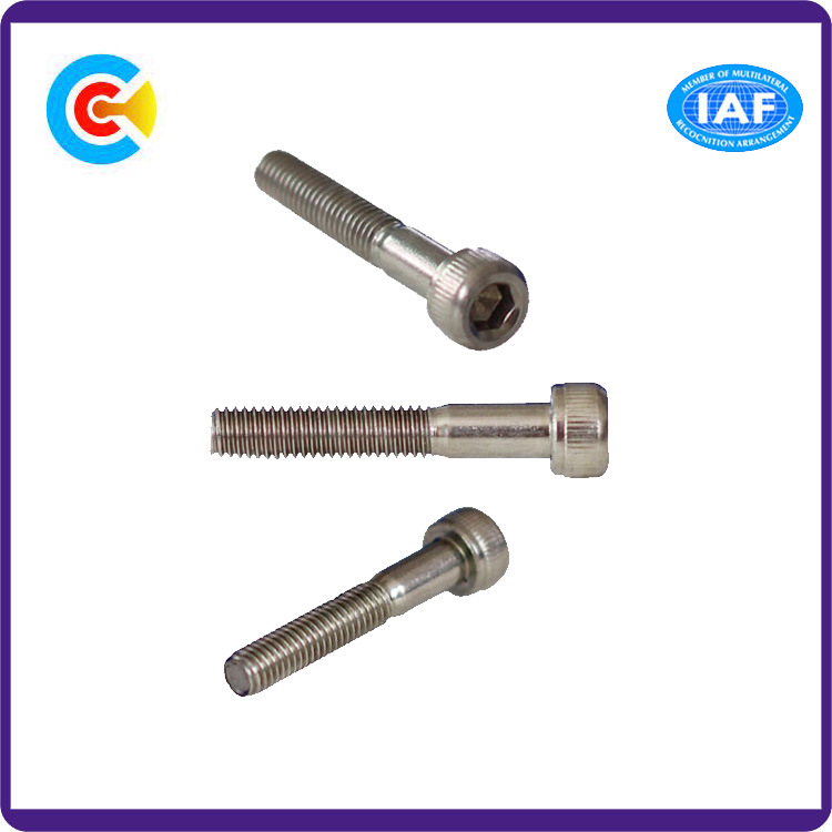 Stainless Steel M12/Hexagon Socket Knurled Cheese Head Cap Screw