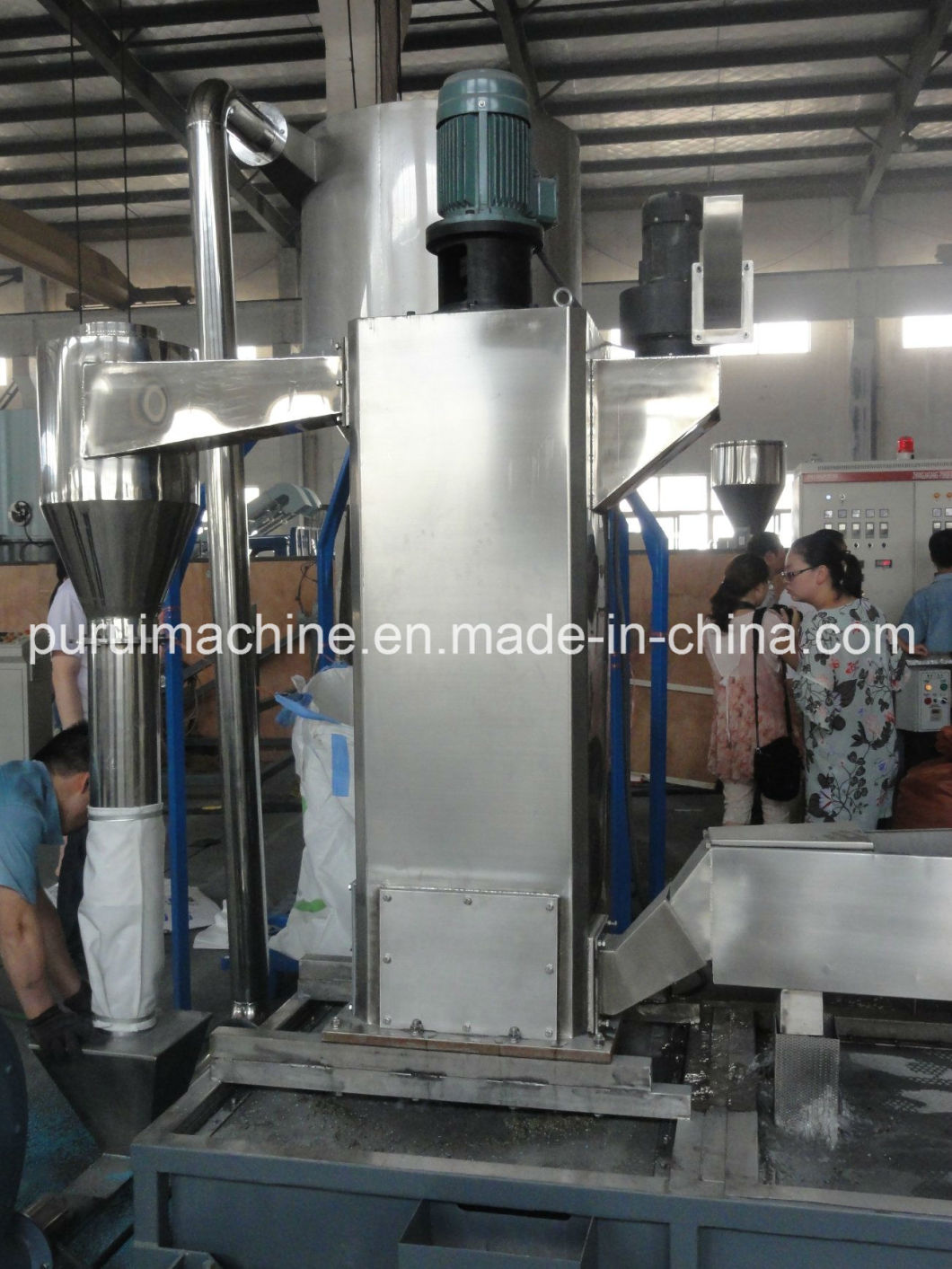 Zhangjiagang City Plastic Recycling Machine for Recycling HDPE Bottle