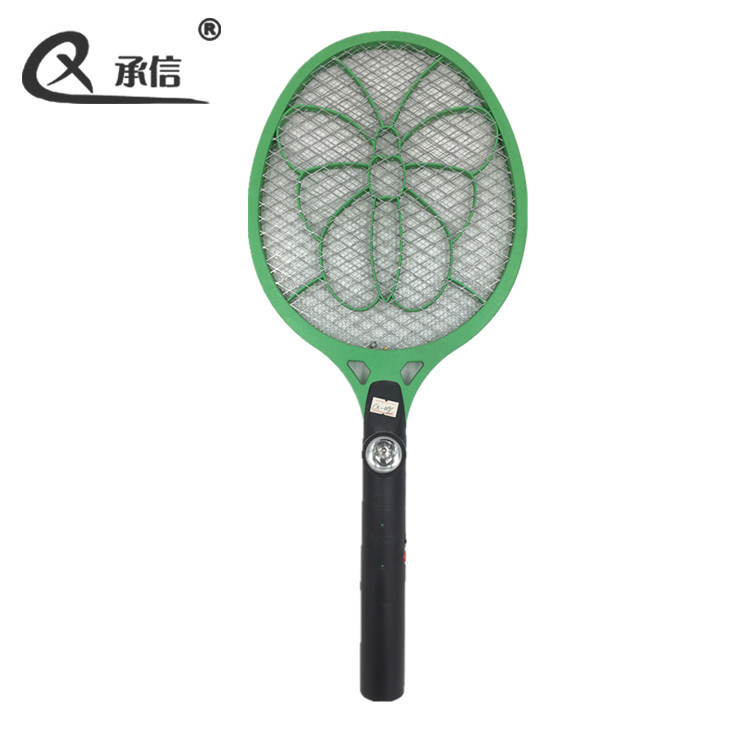 Factory Supply Rechargeable Mosquito Swatter with LED Light