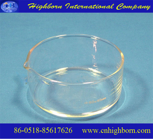 High Quality Purity Clear Quartz Crystal Dish for Melting