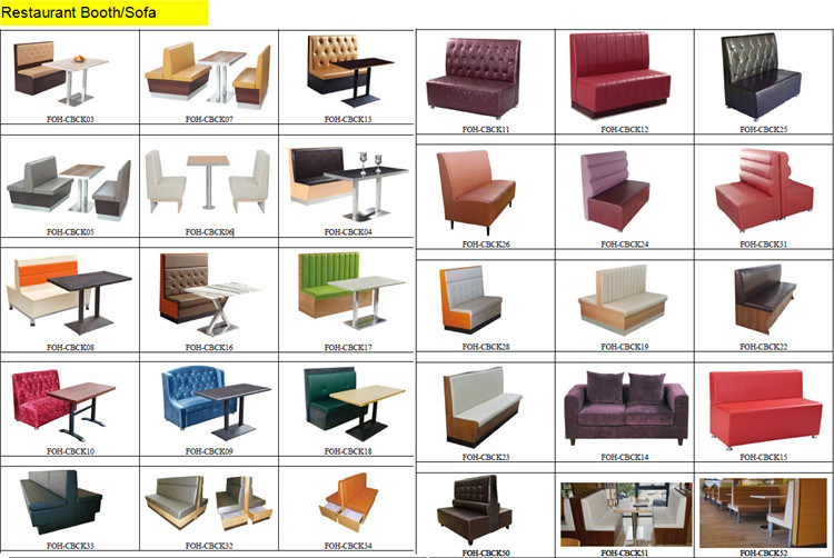 restaurant Furniture Booth Sofa Couch for Commercial Use