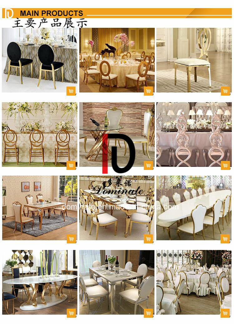 Modern Oval Back Wedding Rose Golden Banquet Hotel Restaurant Living Dining Room Furniture Stainless Steel Chair
