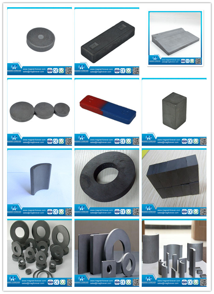 Arc, Ring, Block, Squared, Disc, Cylinder and Special Customized Shaped Ferrite Magnets