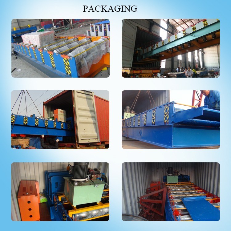 Glazed Roofing Tile Cold Roll Forming Machine for Building Roof