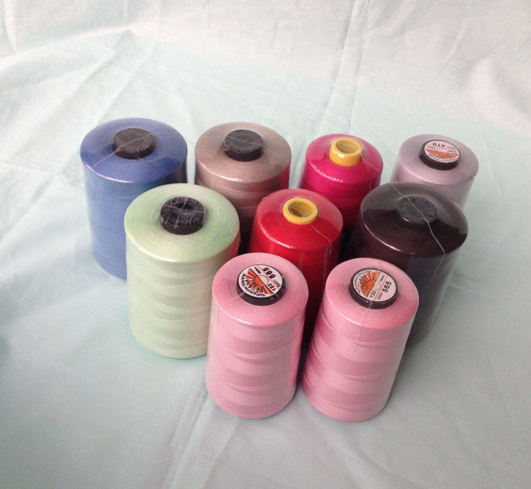 Dyed Poly Yarn Sewing Thread