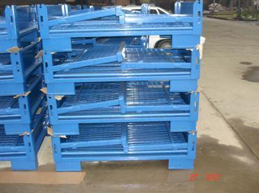 Warehouse Foldable Storage Metal Wire Mesh Box/Container for Sale