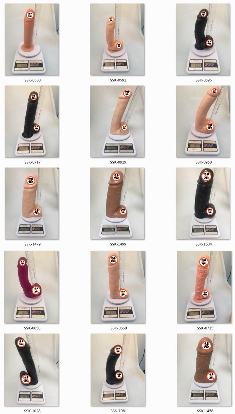 2018 Hot Sell Realistic Medicial Silicone Dildo Fake Penis Sex Toy Skin Color Adult Product