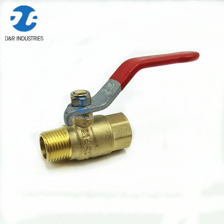 Dn15 Double Union PTFE Seated Control Ball Valve