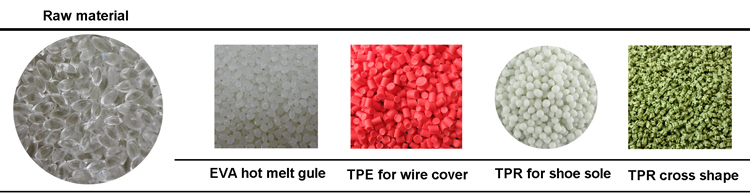 Extrusion Machine for TPR/TPU/ TPE Granules for Foot Wear