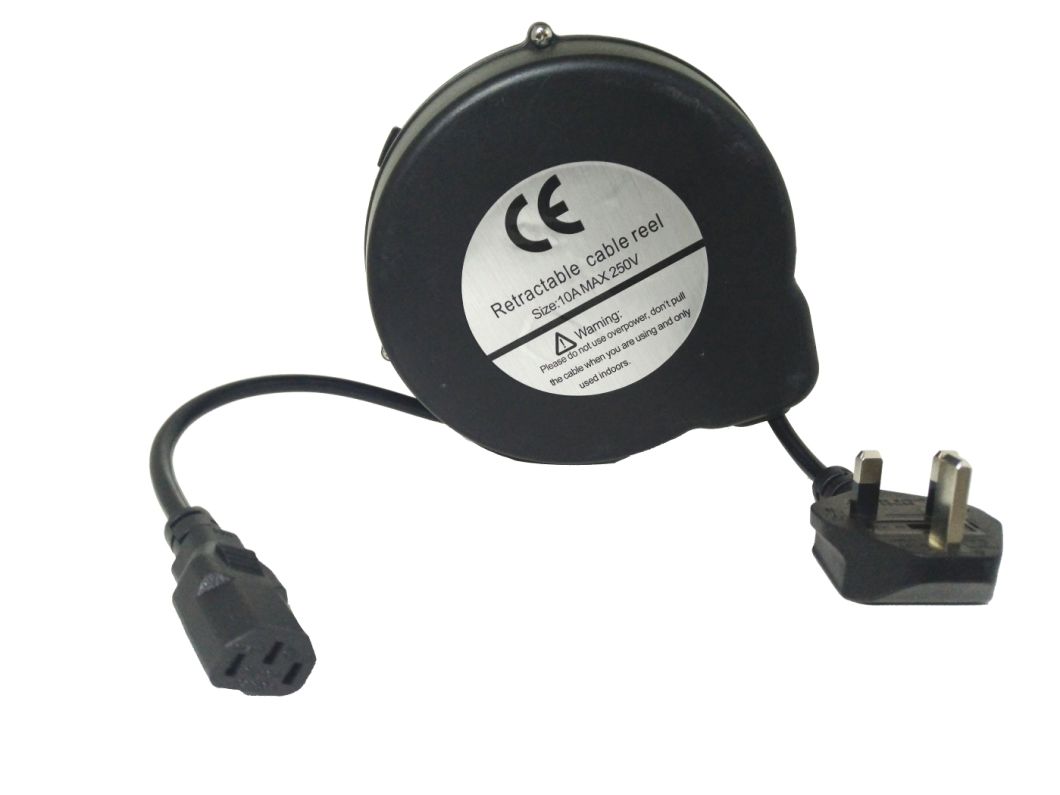 Automatic Retractable Cable Reel with UK Standard