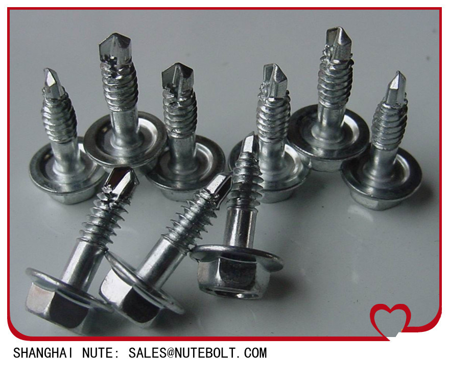 Hex Washer Head Self Tapping Screw and Self Drilling Screws