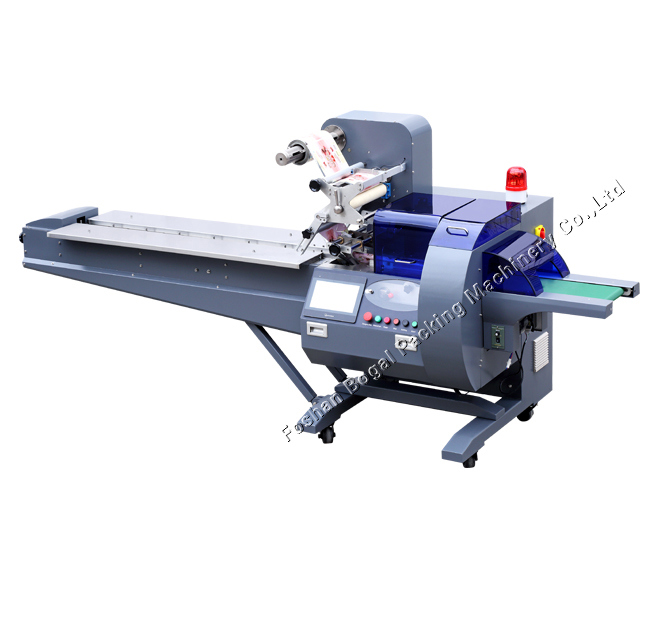 Sami-Automatic Horizontal Type Small Cake Packaging Machine Factory Price