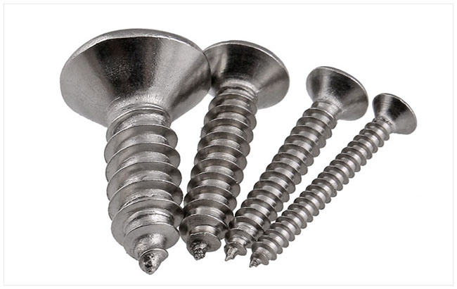 Stainless Steel Flat Head Cross Recesed Self Tapping Screw