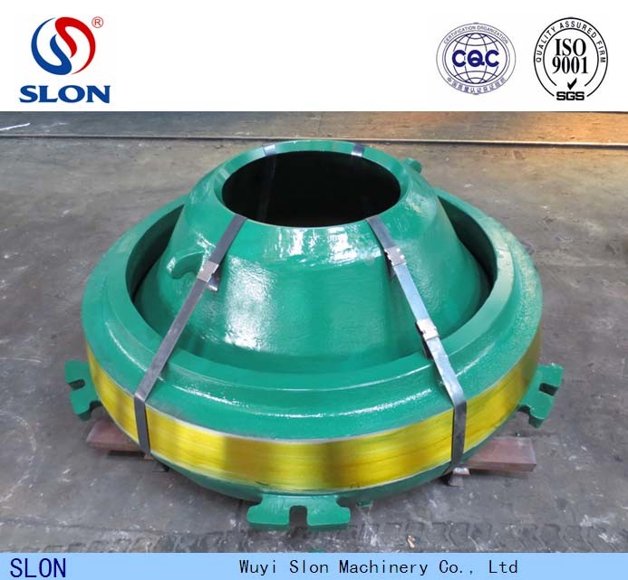 Manganese Steel Casting Metso Spare Concave Cone Crusher Parts