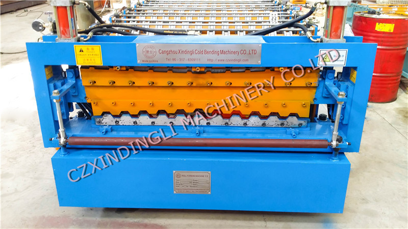 Roof Metal Forming Double Layer Corrugated Sheet Machine